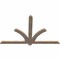 Ekena Millwork Redmond Smooth Timber Gable Bracket, Douglas Fir, 60"W x 38"H x 1 1/2"D x 3 1/2"F, 15/12 Pitch GBW060X38X0204RED00SDF - alternate 4